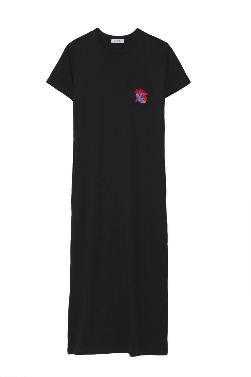 Vestido negro de la nueva colección de David Delfín