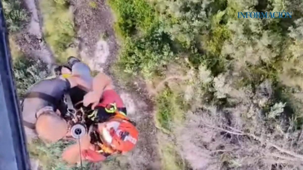 Así fue el rescate de un hombre de avanzada edad con Alzheimer y Parkinson