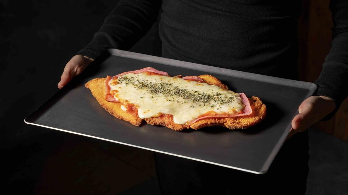 Una de las milanesas de Chalito.