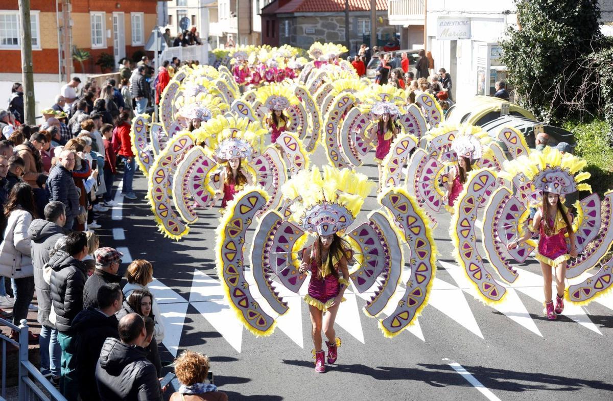 Desfile del pasado año en Poio.