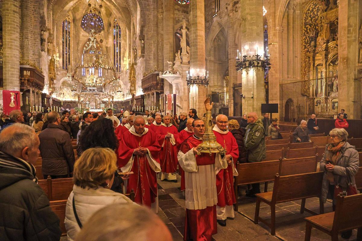Misa festividad de Sant Sebastià en la Seu