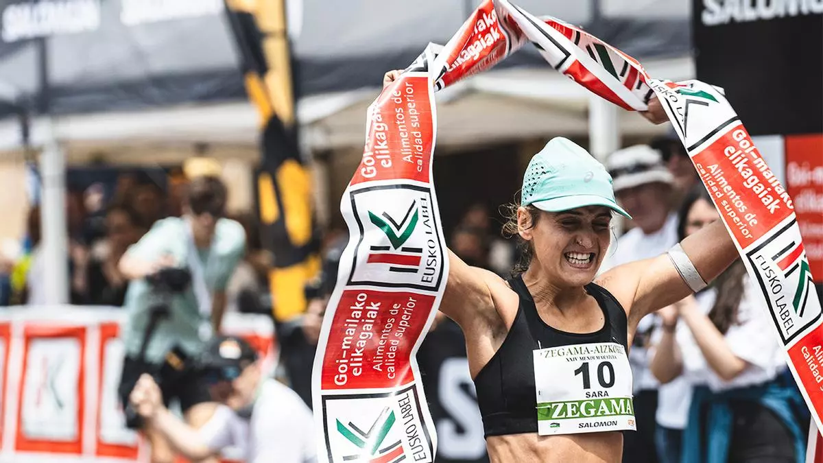 Elhousine Elazzaoui y Sara Alonso cumplen los pron¨®sticos y ganan su primera Zegama