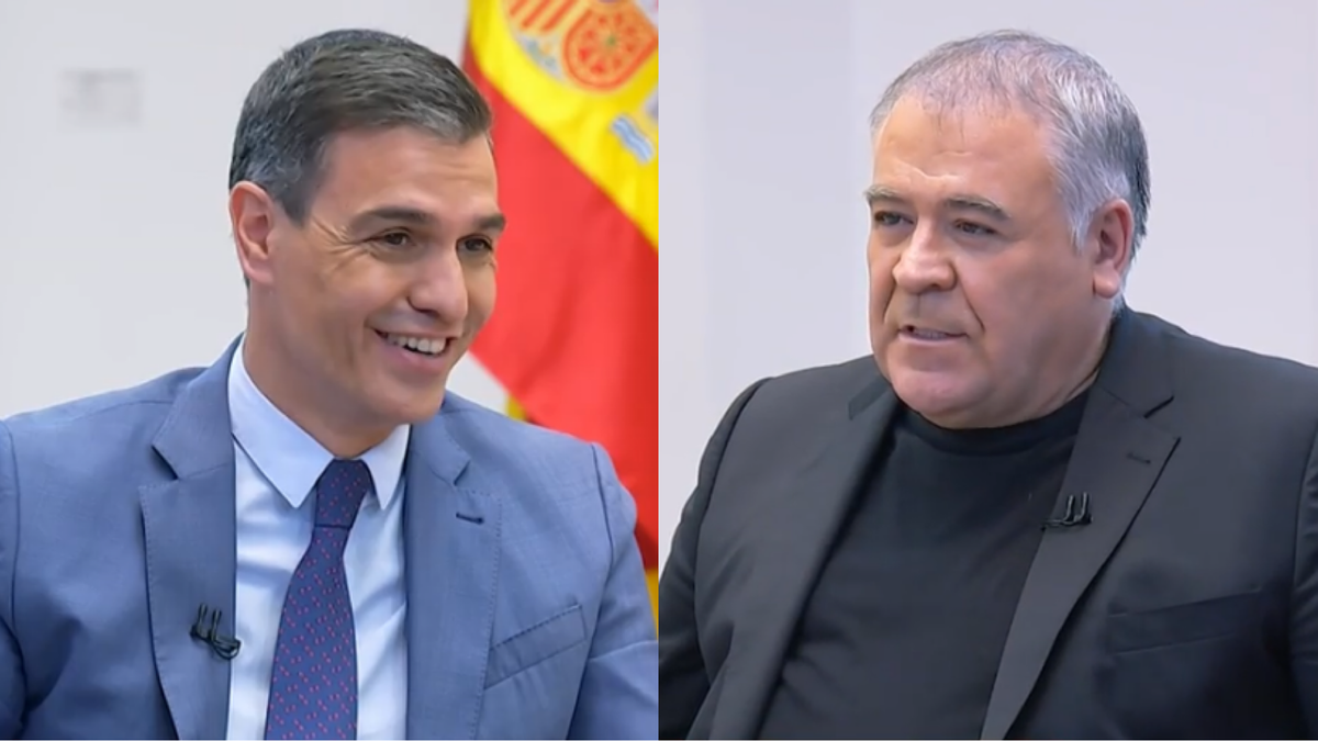 La resposta de Pedro Sánchez a una pregunta clau de Ferreras: «He, he, he, no»