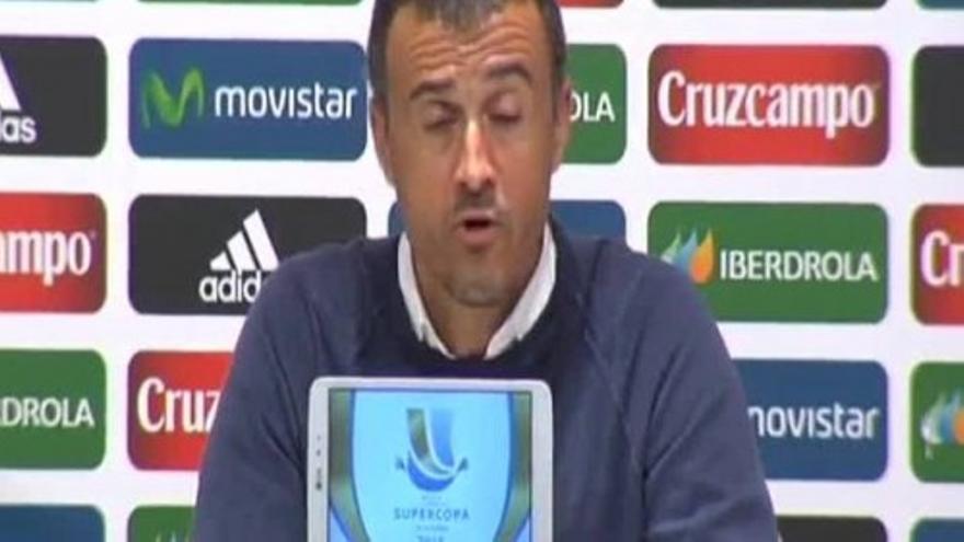 Luis Enrique: "No es pretencioso pensar en la remontada"