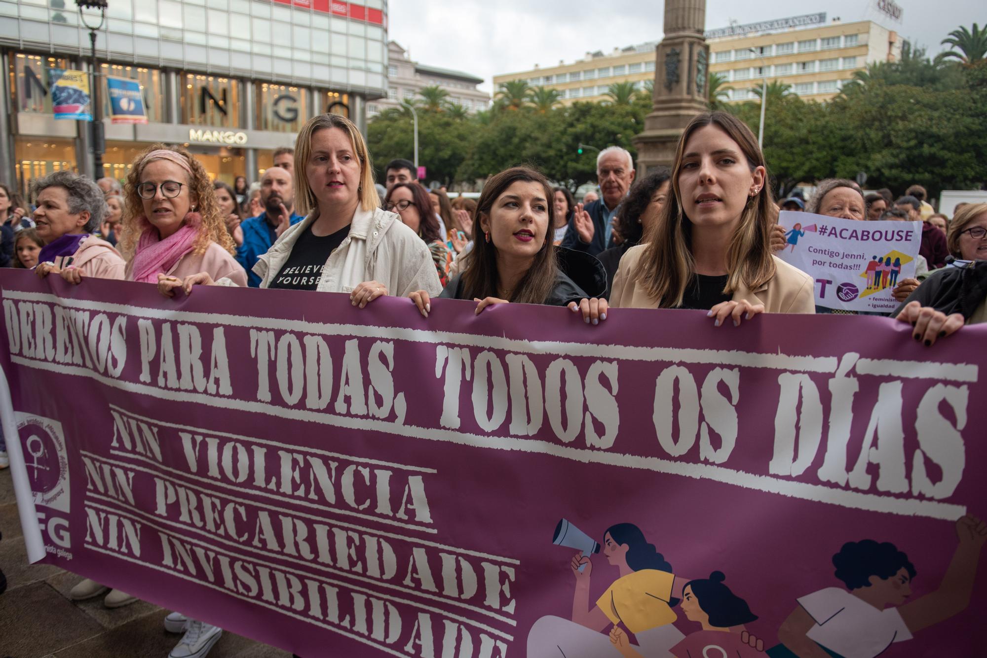 A Coruña apoya a Jenni Hermoso y se suma a las protestas contra la continuidad de Rubiales