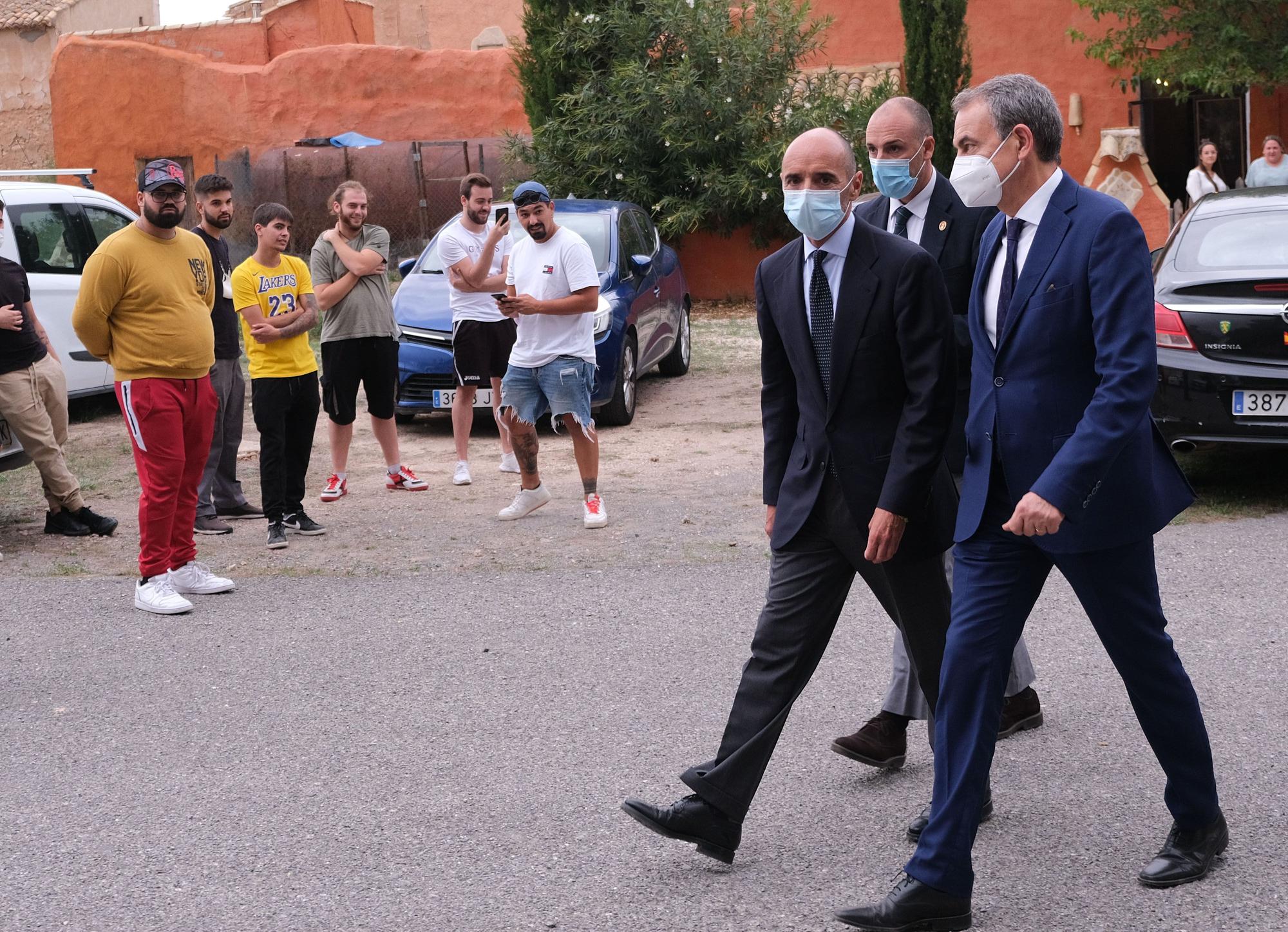 Visita del expresidente Jose Luis Rodríguez Zapatero al Fondó de Monóvar, última sede del gobierno Republicano