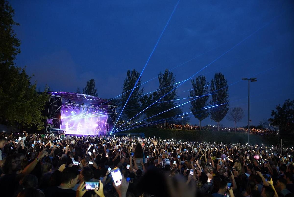 Un concierto de Santa Tecla del 2023.