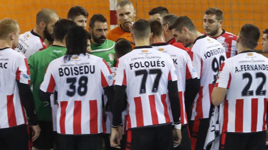 Jugadores del Fertiberia Puerto Sagunto.