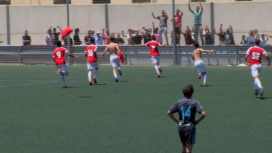 Los jugadores del San Félix celebran el pase a semifinales.