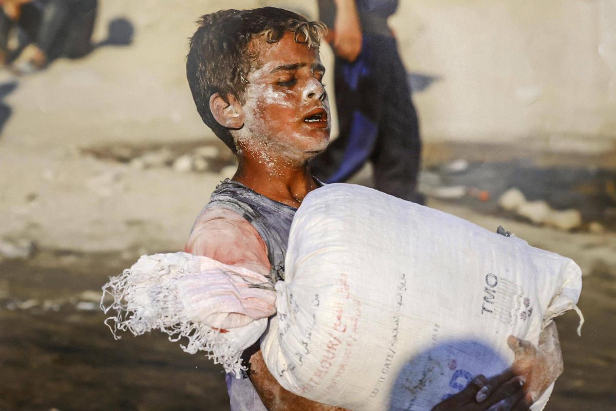 Les imatges de l'exposició fotogràfica de Gaza