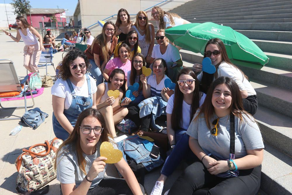 Colas para el concierto de OT en Málaga.