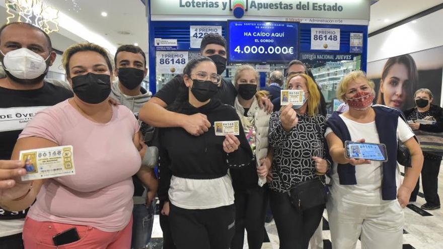 El Gordo de la Lotería de Navidad cae en Las Palmas de Gran Canaria