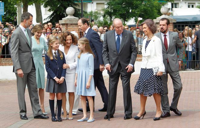 Primera Comunión de la Infanta Sofía: la Familia Real en la comunión de la Infanta Sofía