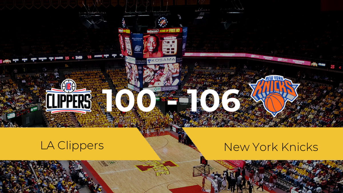 New York Knicks derrota a LA Clippers por 100-106