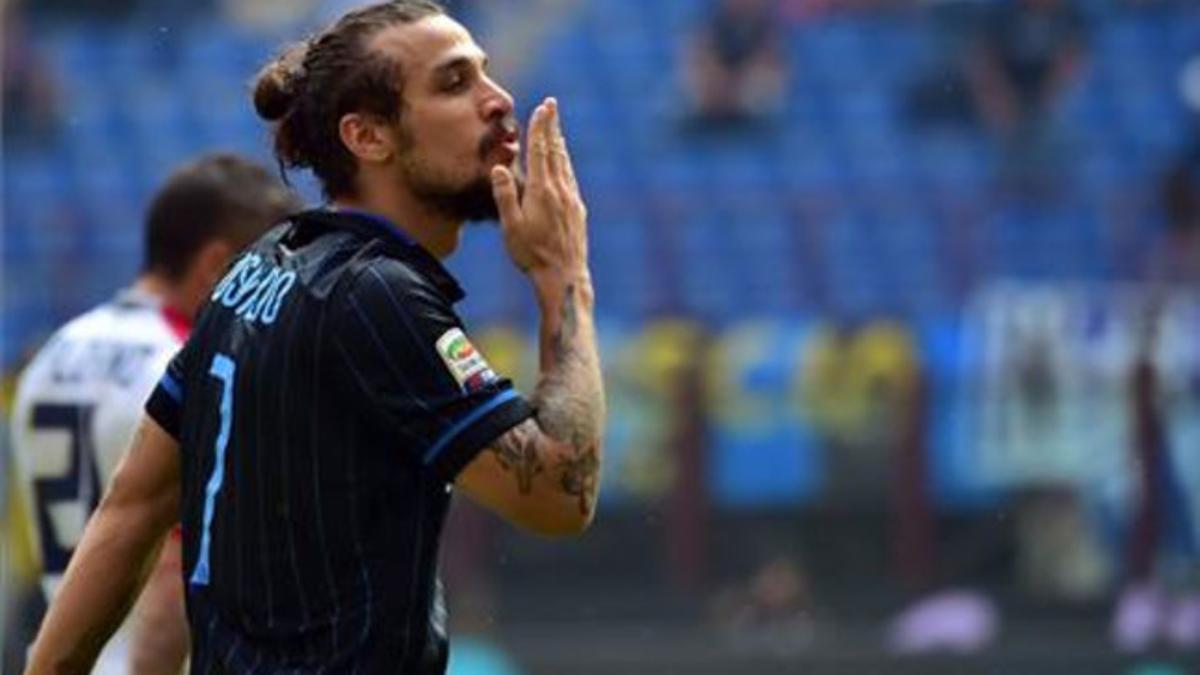 Osvaldo salió mal del Inter de Milán