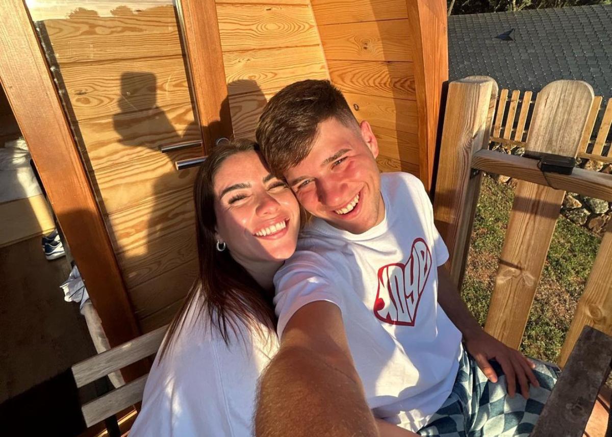 Sol Macaluso y su novio