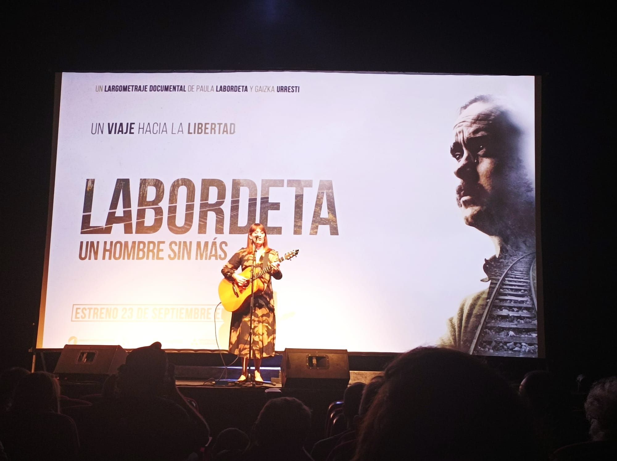 Presentación en Madrid del documental de Labordeta