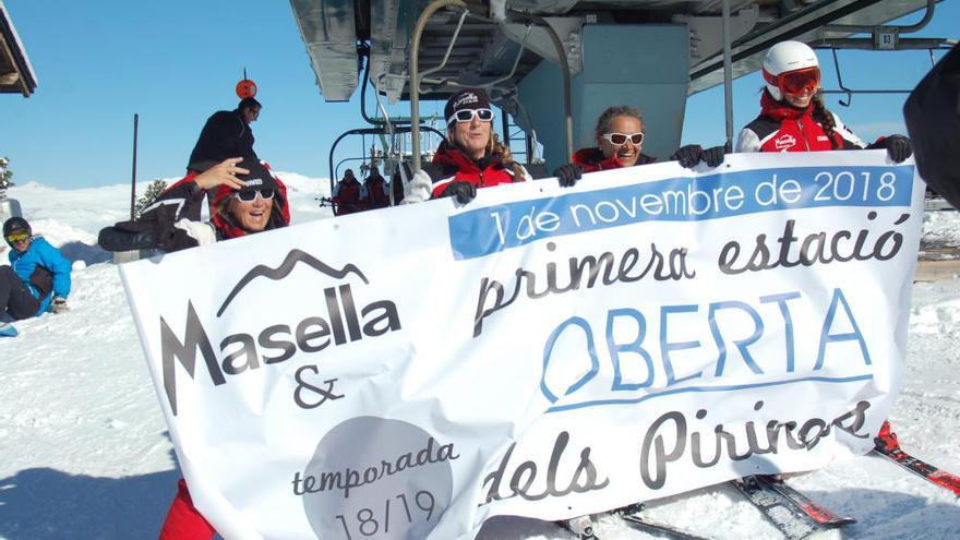 Masella estrena la temporada més matinera de la història del Pirineu