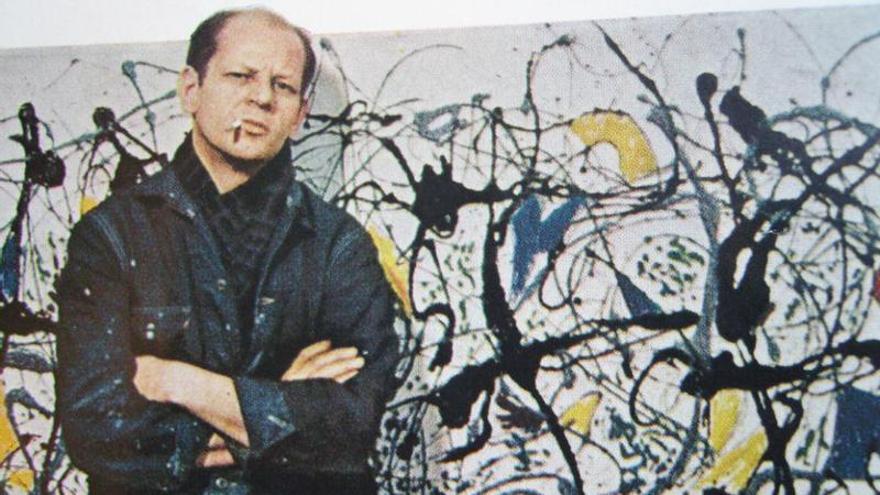 El artista estadounidense Jackson Pollock.