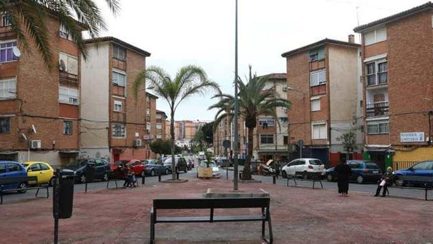 Plaza de los Verdiales en La Palmilla, en 2015.