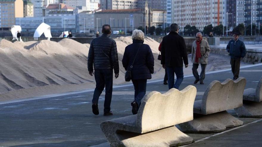 A Coruña activa la alerta por temporal