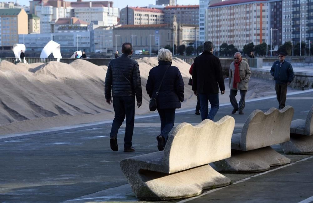 A Coruña activa la alerta por temporal