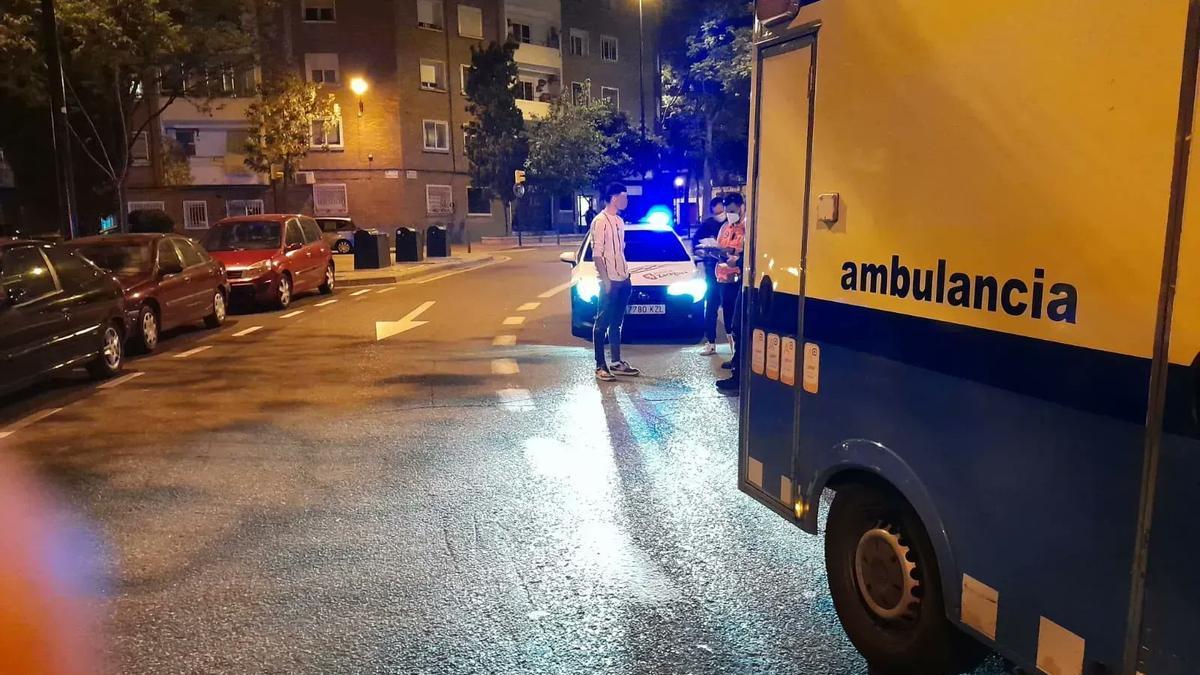 Intervención de la Policía Local en Zaragoza. Archivo.