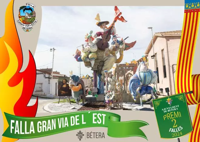 Premios a las Fallas de Bétera: Gran Vía del Sur hace doblete de primeros premios y Gran Vía del Este de segundos