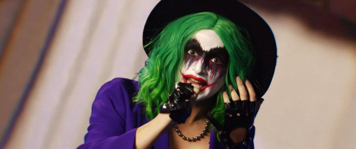 Vera Drew, caracterizada como el Joker, en una imagen de The Peoples Joker Vera Drew, caracterizada como el Joker, en una imagen de The Peoples Joker
