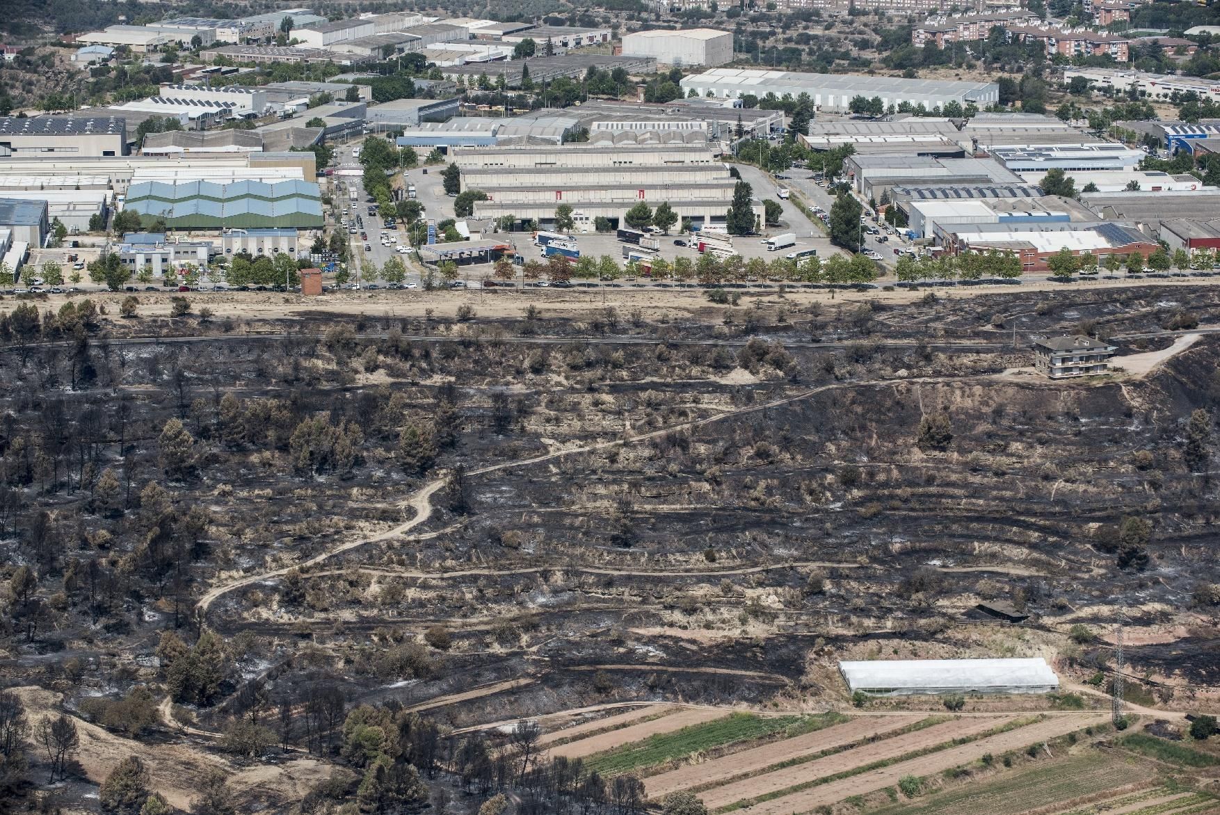 La dimensió de la tragèdia al Bages des de l’aire