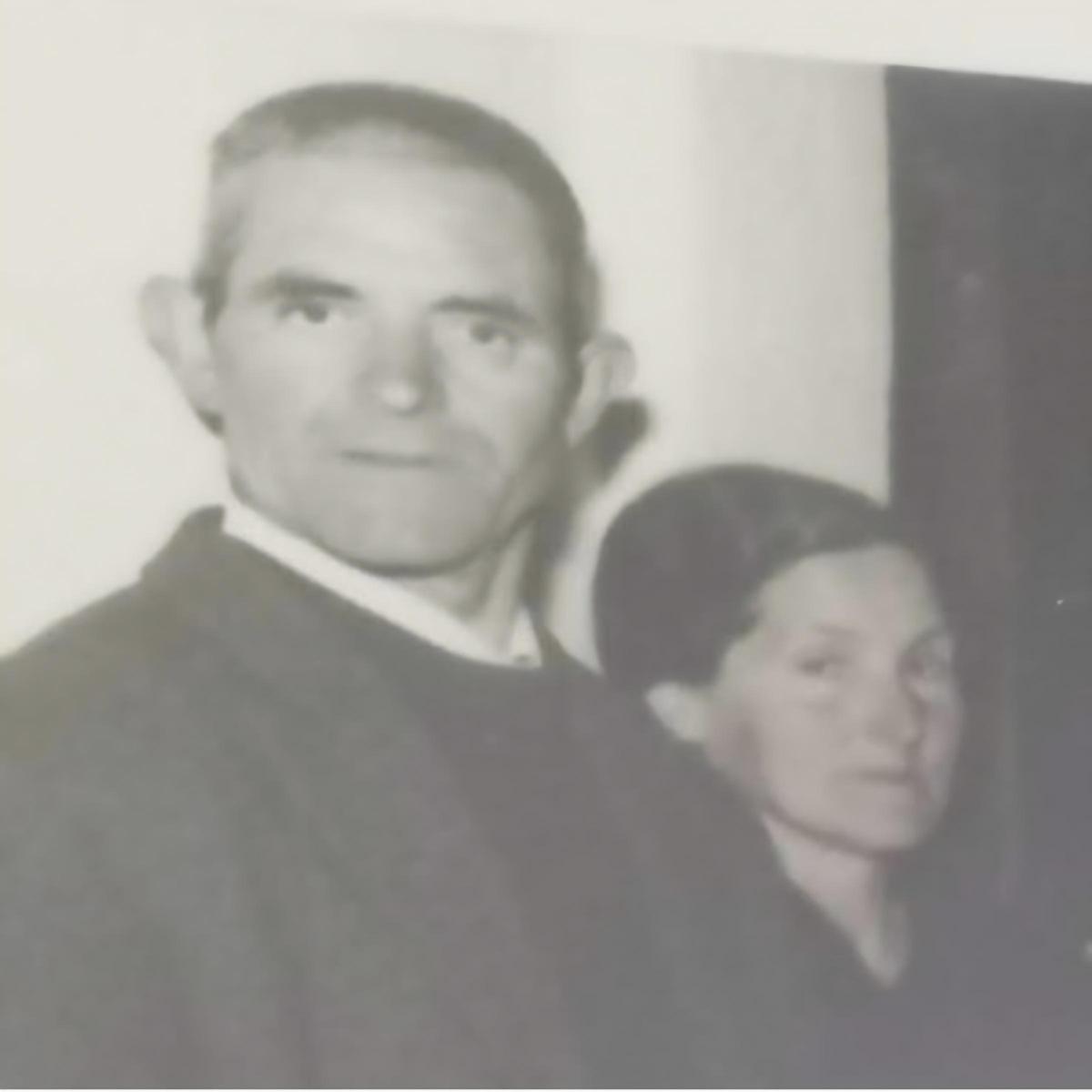 Isabel y su esposo, Eloy Domínguez , juntos en una fotografía de época.