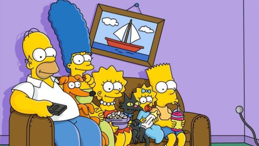 La familia Simpson al completo.