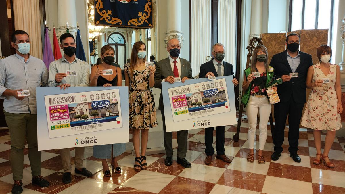 Acto de presentación del cupón del Mercado de Atarazanas.