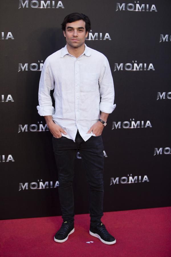 Diego Osorio en el estreno de "La Momia" en Madrid
