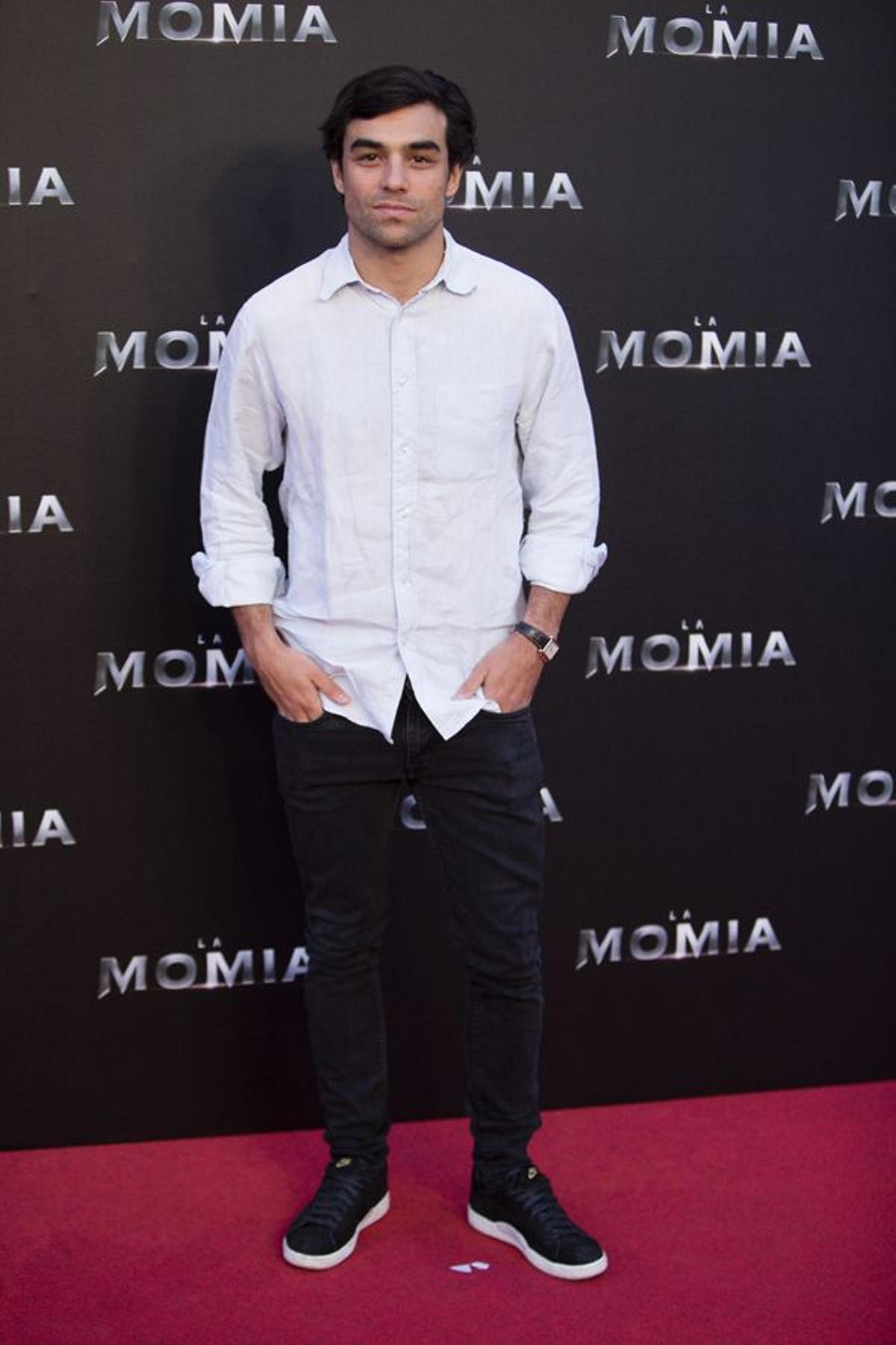 Diego Osorio en el estreno de &quot;La Momia&quot; en Madrid