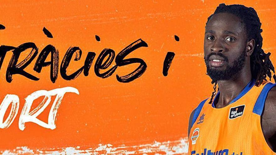 El Valencia Basket desea suerte a Maurice Ndour