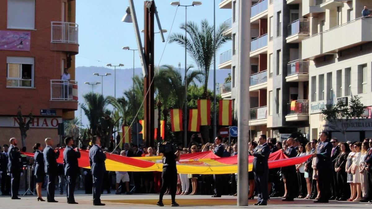 Celebración de la Fiesta Nacional en Alcantarilla