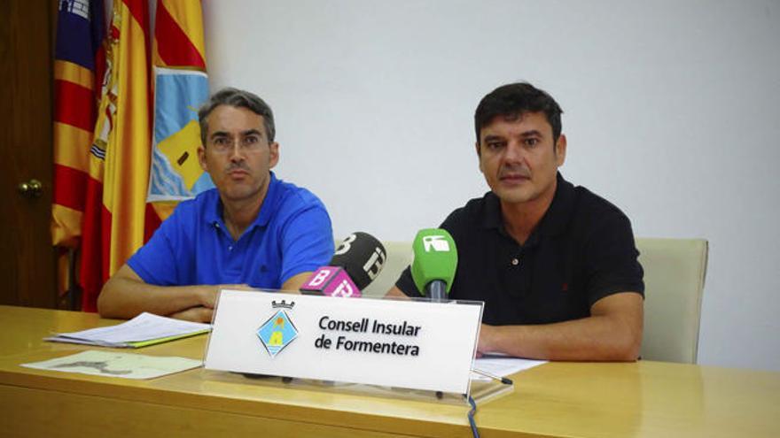 Carles Marí y Bartomeu Escandell explican el éxito del censo de tierras de cultivo.