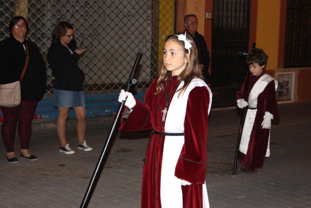 La solemnidad del paso de la Crucifixión llevado a costal