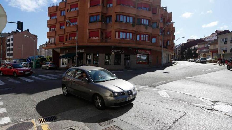 El cruce de la avenida del Gayo con la calle Madrid, en el que IU-Equo propone hacer una rotonda.