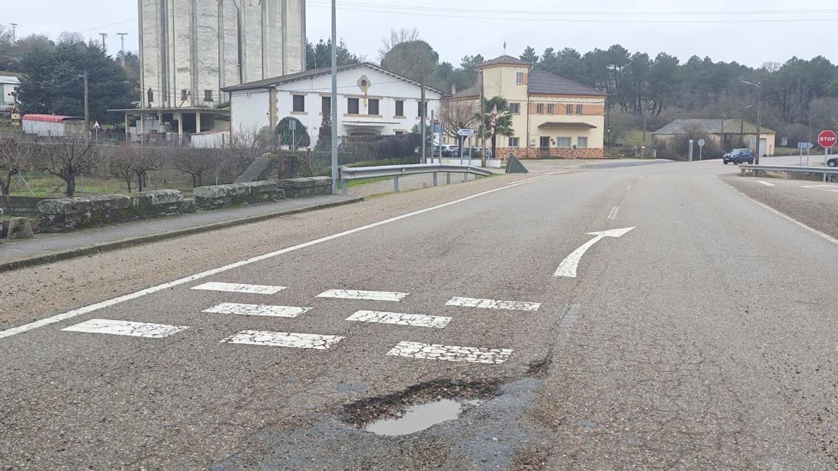 Baches en la carretera N-122