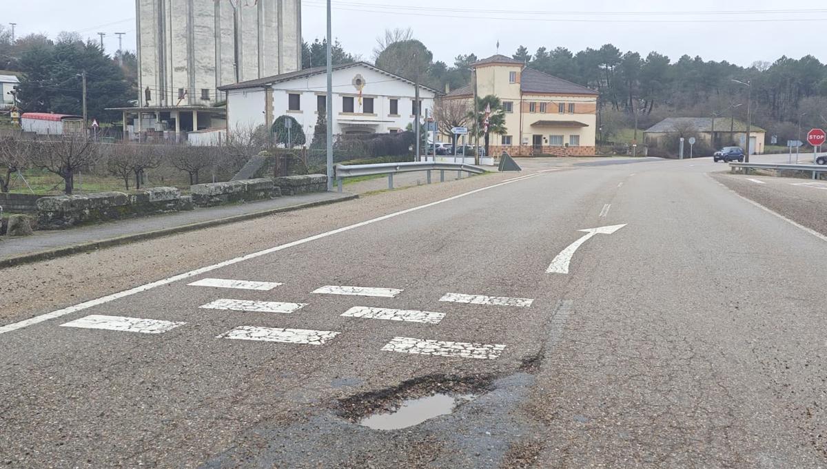 Baches en la carretera N-122