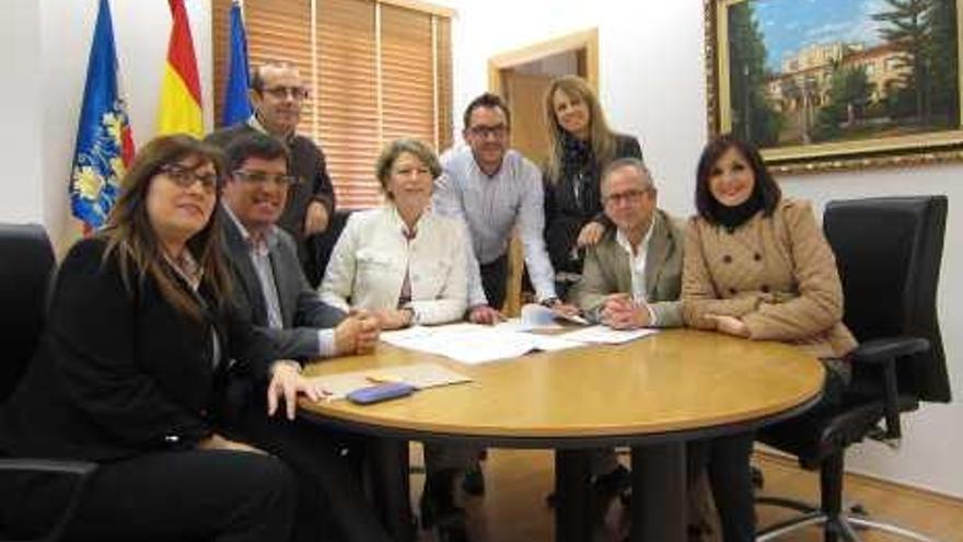 Equipo de gobierno del PP de Guardamar del Segura.