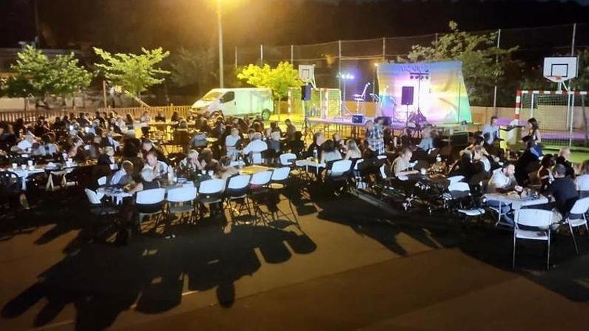 Sopar popular a la Festa Major de l'any passat