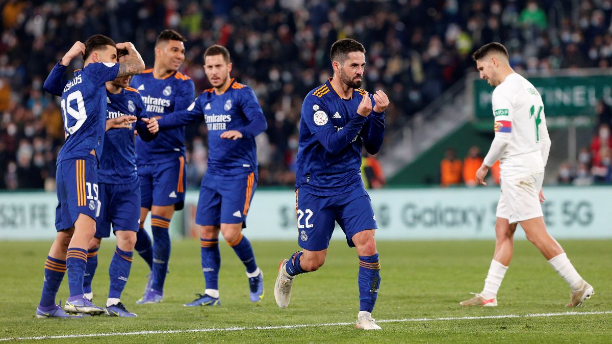 Isco inició la remontada frente al Elche en Copa del Rey