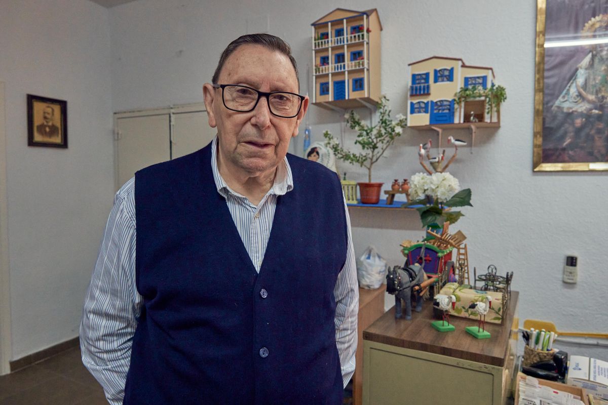 Antonio Calvo, presidente de la Asociación Municipal de Pensionistas La Bondad.