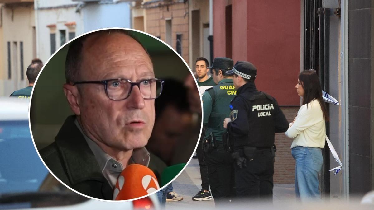 El alcalde de Xilxes, afligido por el doble asesinato: "Es una desgracia, todos queremos mucho a esta familia"