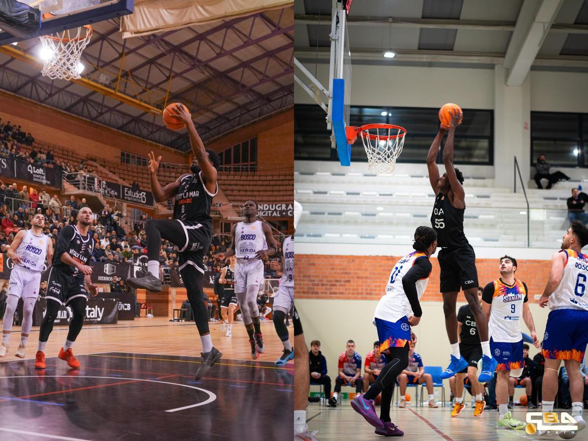 Collage con jugadores del BCB y CBA en su anterior jornada