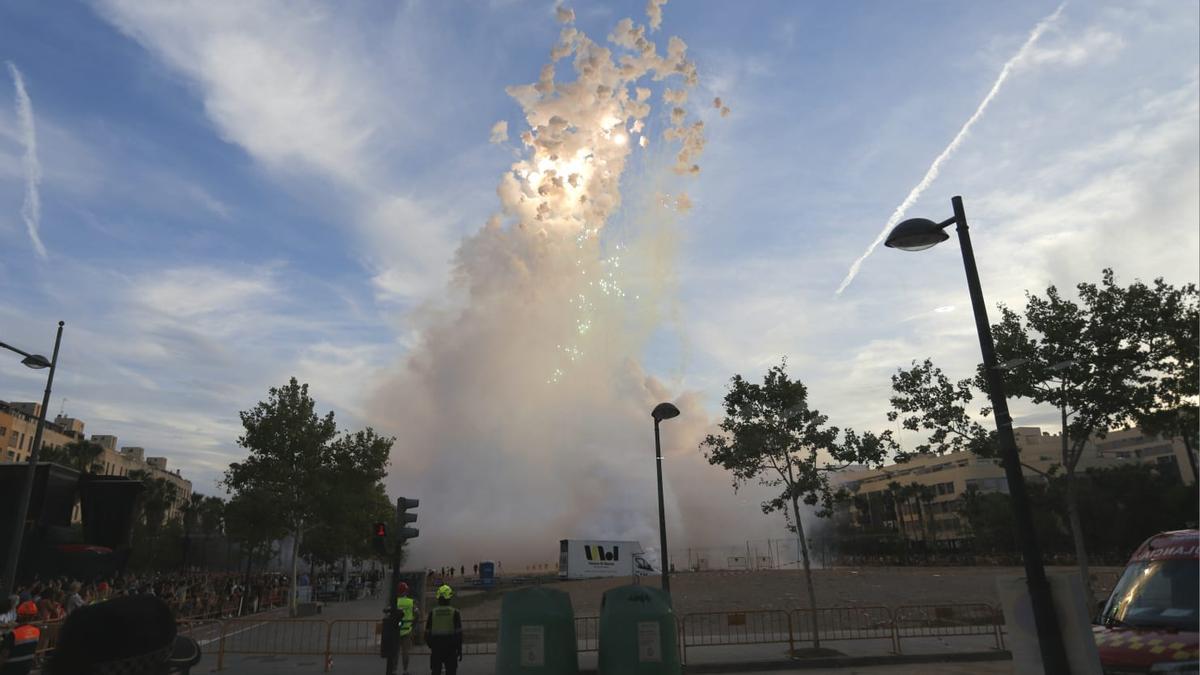 VÍDEO - Así sonó la MacroMascletà Universal de las fallas de Benicalap en 2024