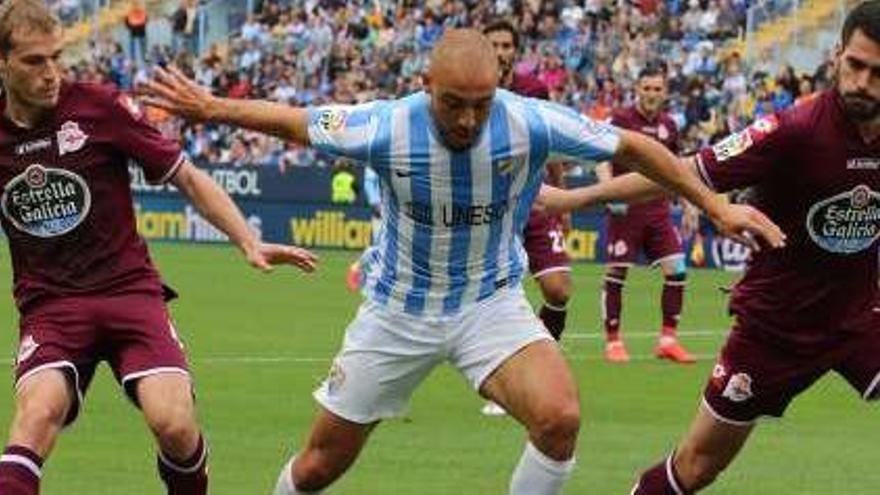 Nordin Amrabat ha vestido la camiseta del Málaga CF año y medio.